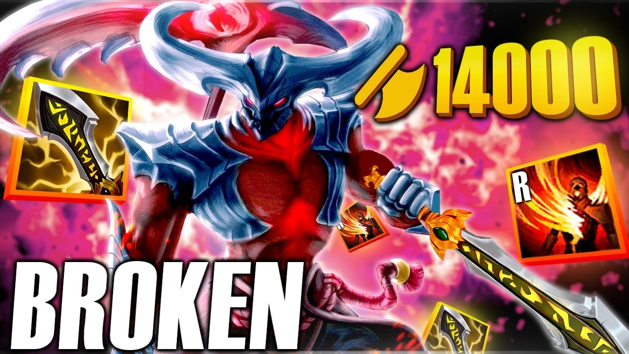 RIOT DOIT NERF KAYN FULL CRIT ! 14000 DÉGÂTS AVEC UN R !