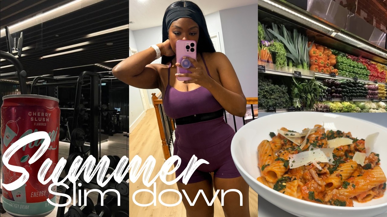 ☀️The Summer Slim Down Ep 3 - What I eat in a day when I'm feeling lazy & I'm craving CARBS
