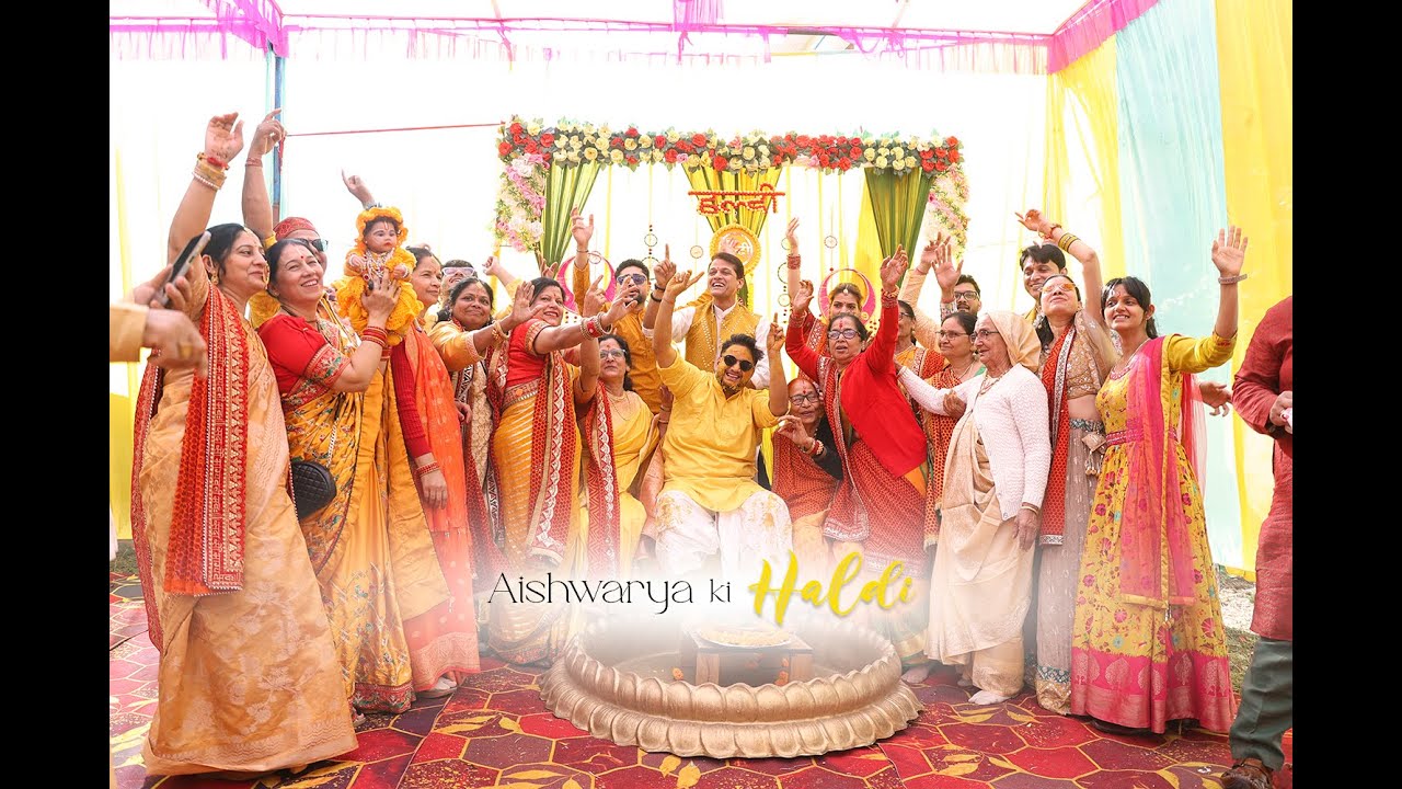 Aishwarya ki Haldi | fotopandit | Traditional Video | Pahadi Wedding | Call-8279388014