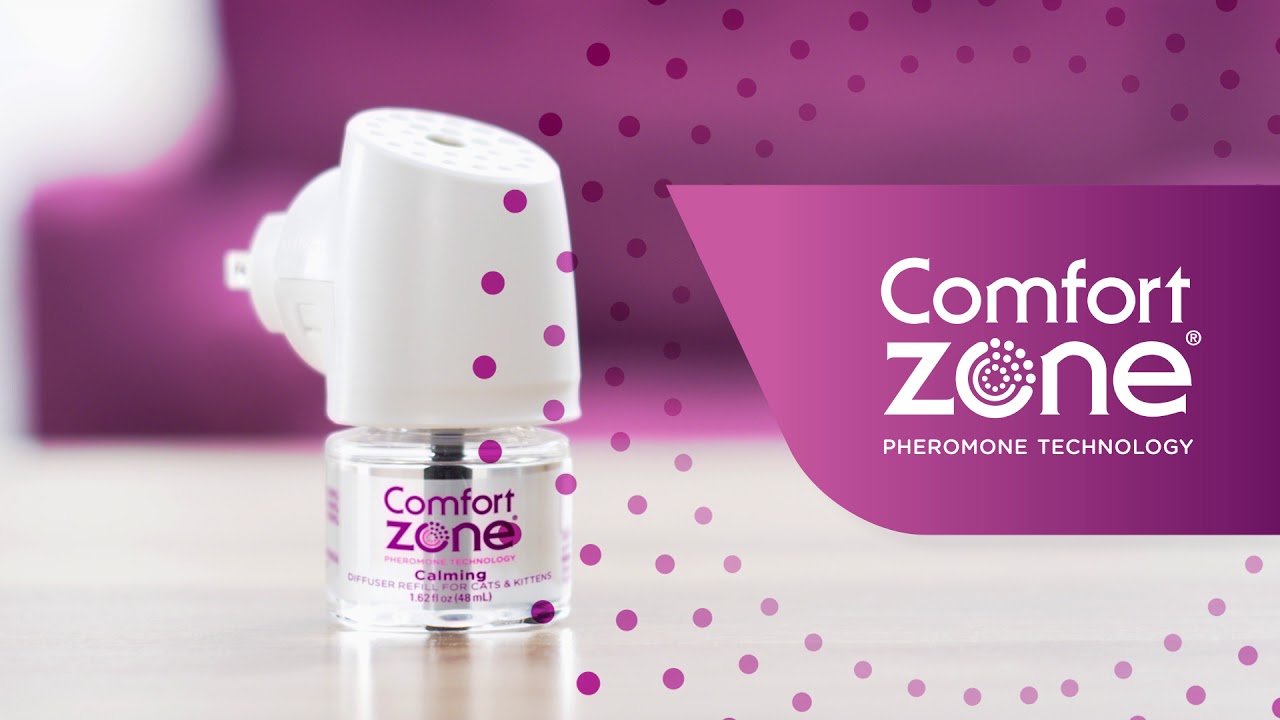 Comfort Zone Calming Diffuser for Cat Stress - Stop Urine Marking & Hissing