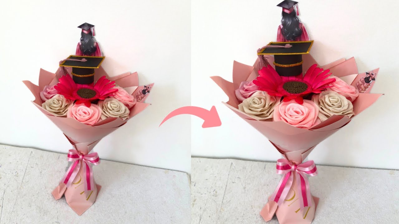 #tutorial Bonito ARREGLO para GRADUACIÓN con Flores Eternas 🌸👩‍🎓 2025 / Mery Create