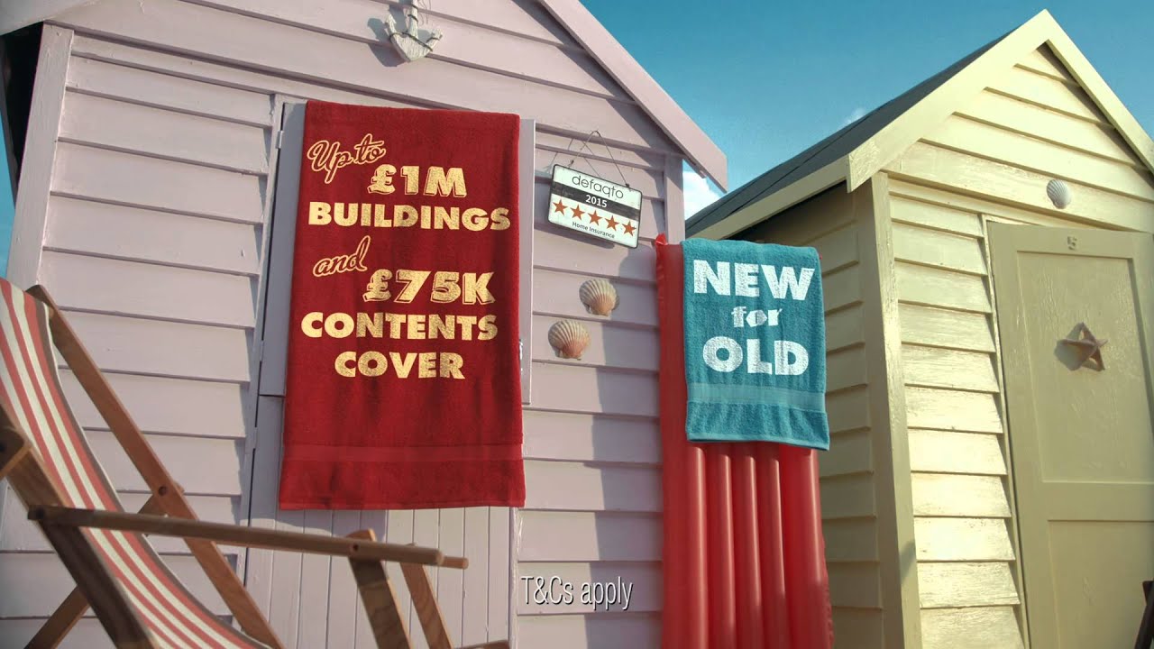Beach hut TV advert | Hastings Direct