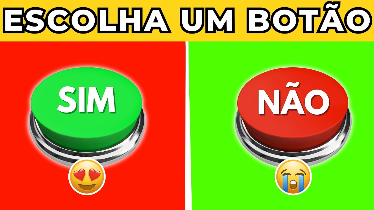 ✅ SIM ou NÃO ⛔ - Escolha um Botão 🤔 - Quiz Plus