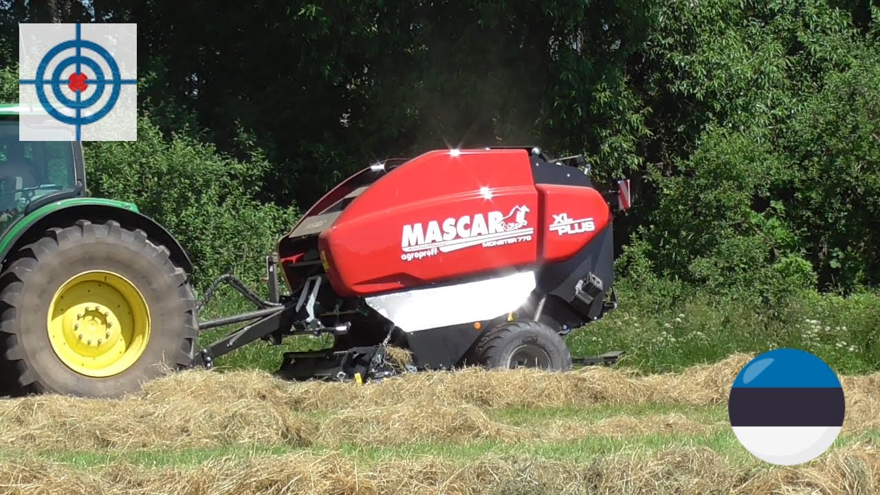 Mascar Monster 770 XL Plus | Mascar muutuva kambriga rullipressi esimesed rullid