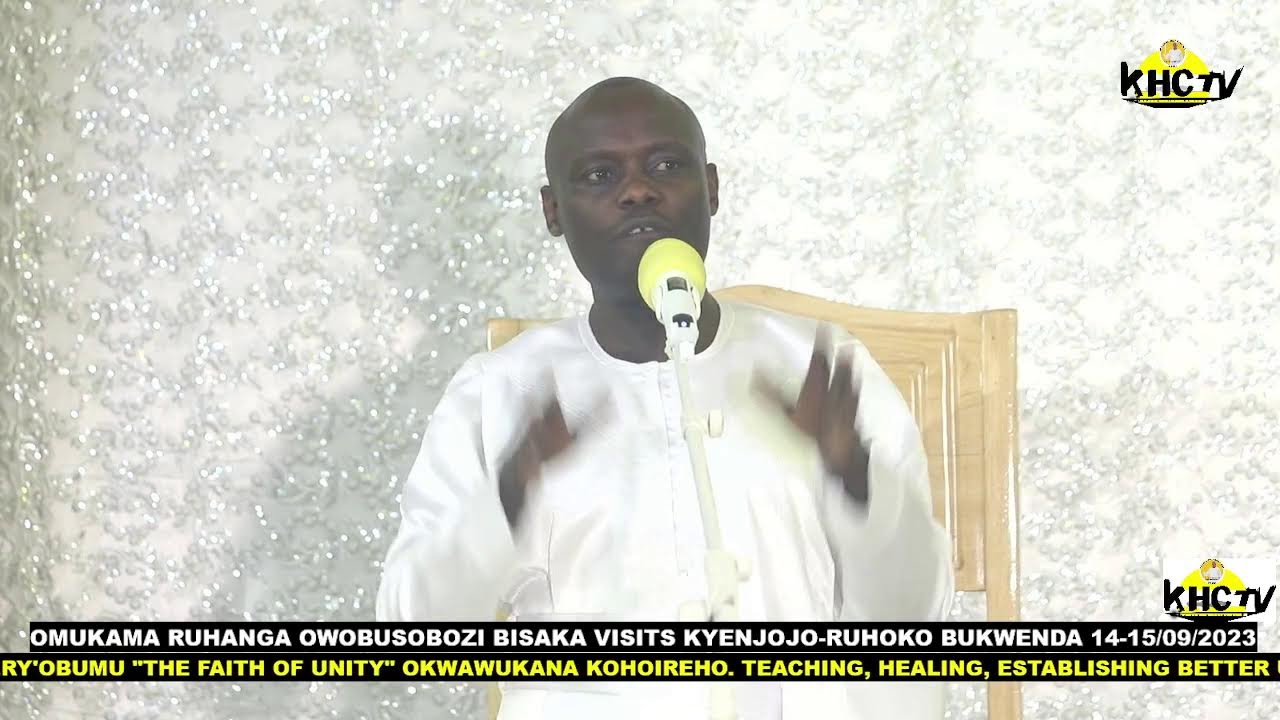 OMUKAM RUHANGA OWOBUSOBOZI BISAKA VISITS KYENJOJO