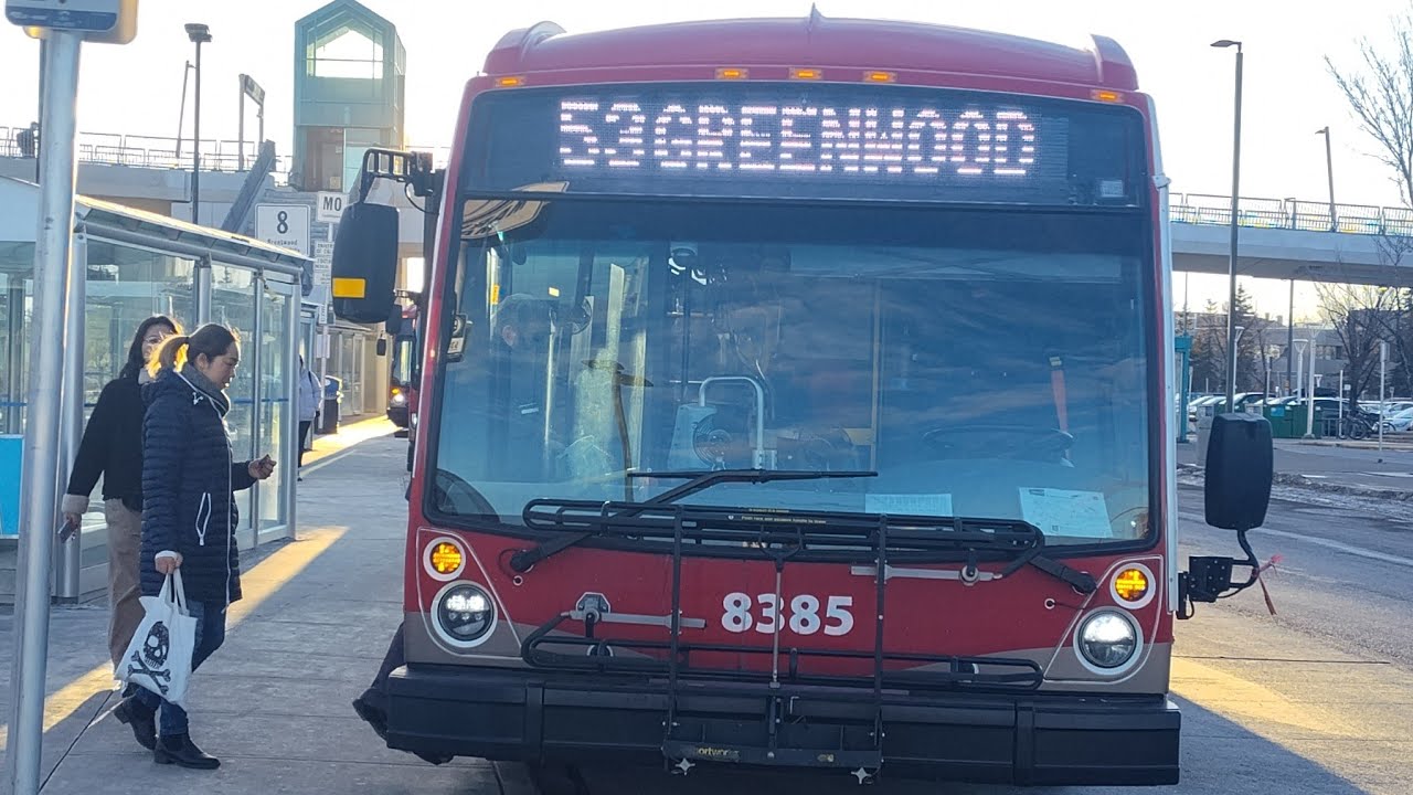 Calgary Transit Route 53 (full bus ride) - Brentwood Station to Greenwood