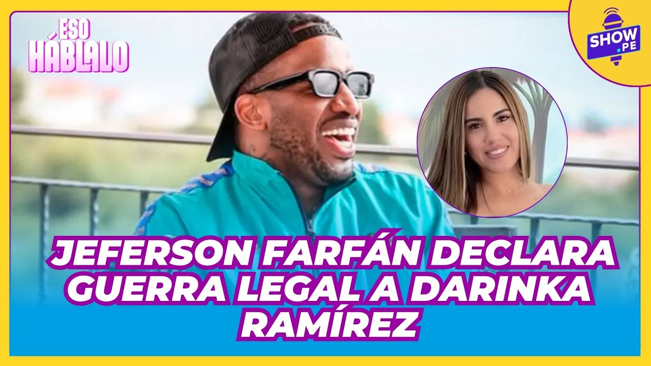 🚨 Jefferson Farfán inicia batalla legal contra Darinka Ramírez y solicita tenencia compartida