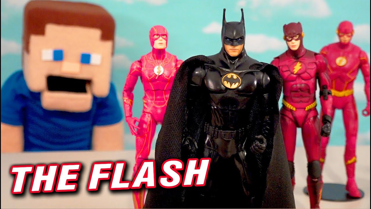 BATMAN and THE FLASH Movie FIGURES!!! Mcfarlane Toys!