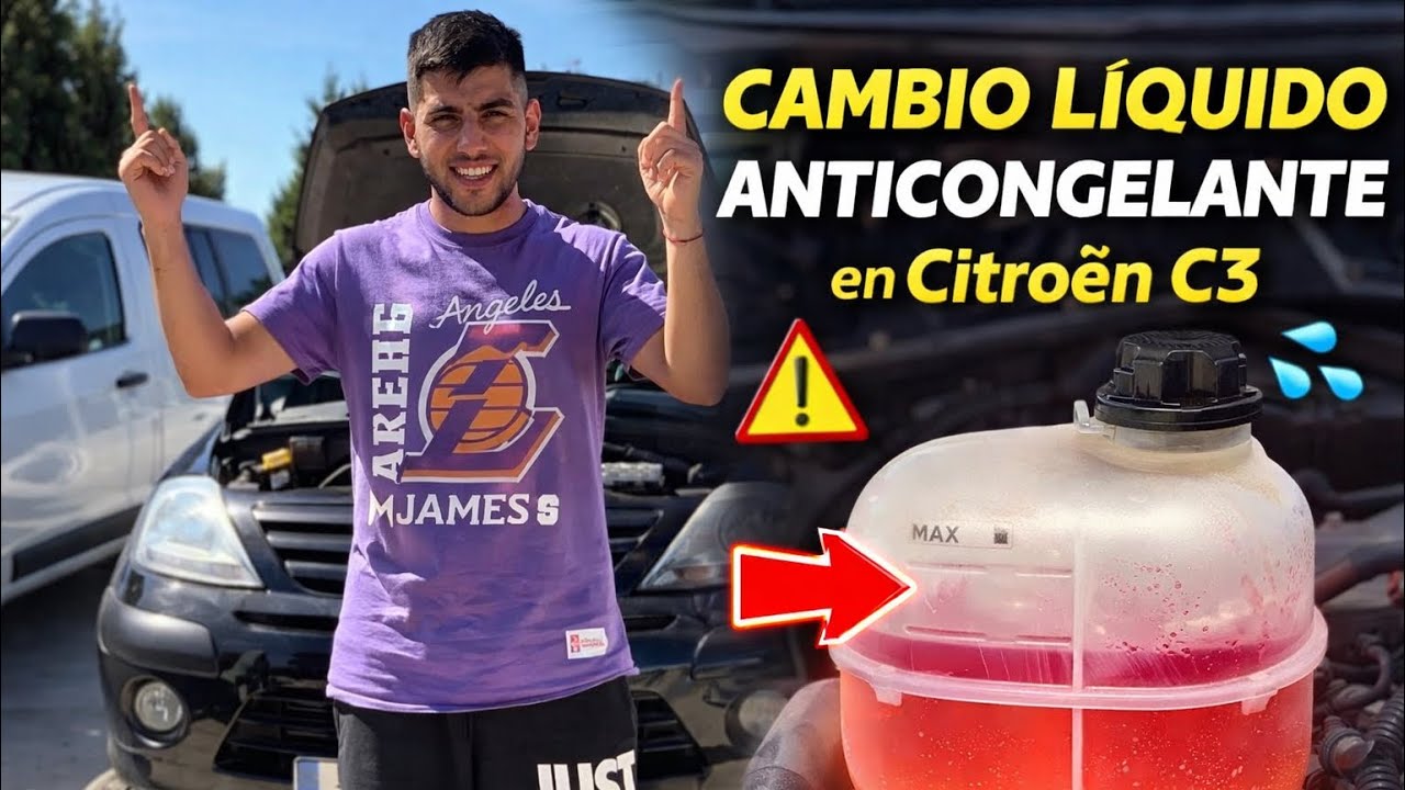 🔩Cambiamos Anticongelante a Citroën C3🔩 || 💡Te Lo Explicamos Paso a Paso💡 || #citroënc3
