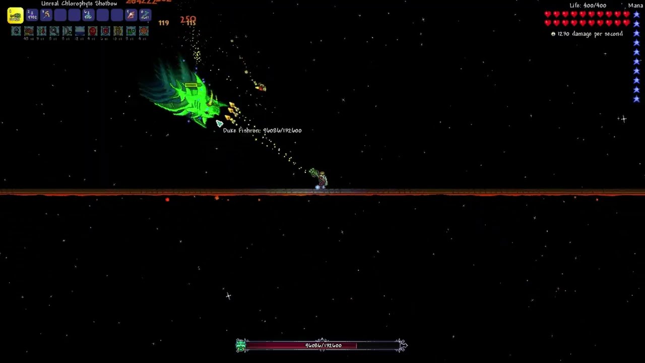 Legendary Mode Duke Fishron No Hit (GetFixedBoi) + No Wings/No Dash/No Mount/Low Gravity