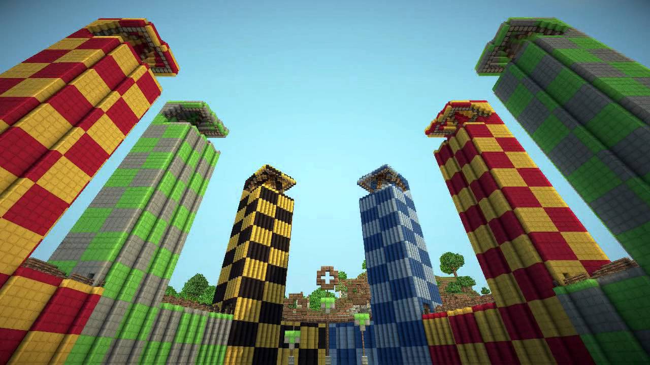Minecraft Quidditch Pitch