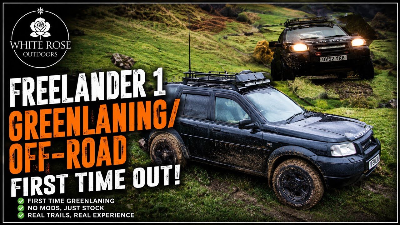 Freelander 1 greenlaning/off-road first time out!