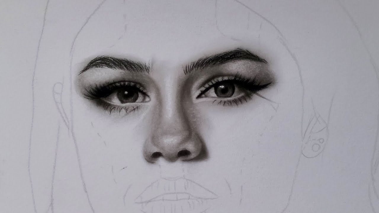 Selena Gomez Nose Tutorial ✏️ | Step-by-Step Drawing