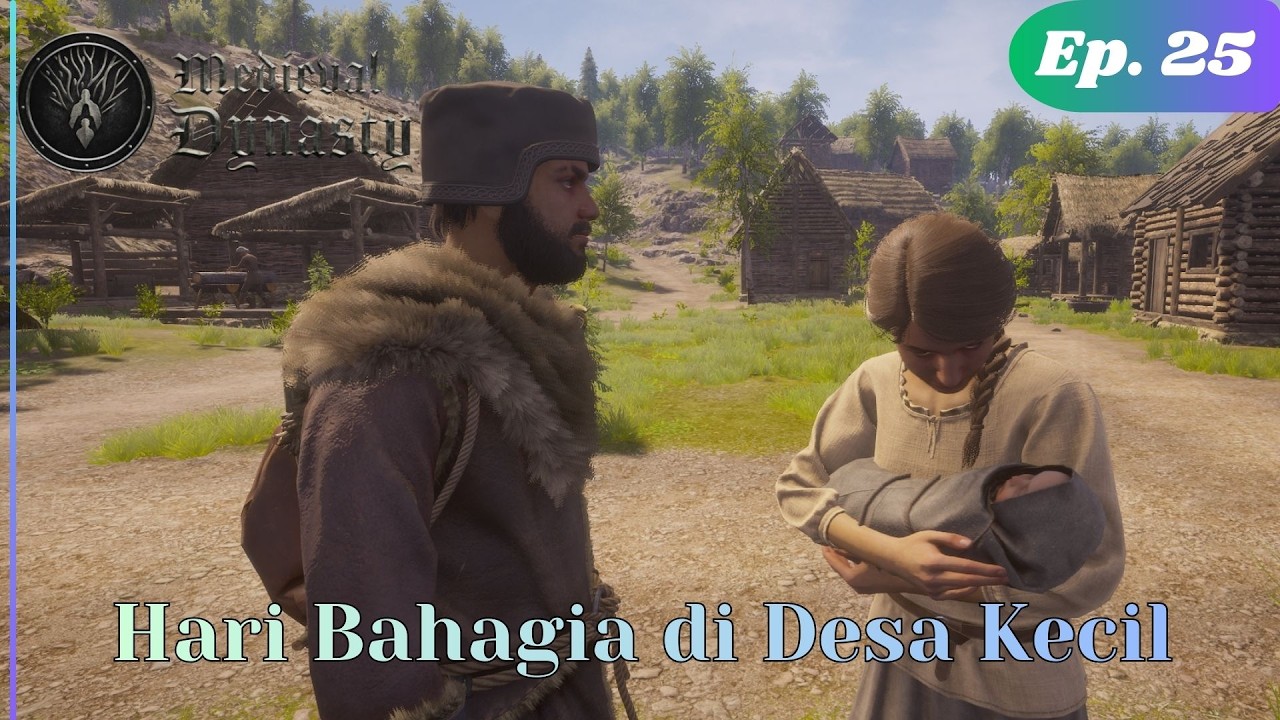 Hari Kelahiran Anak pertama dan Membangun Donkey shelter  [Medieval Dynasty | Indonesia] [Ep.25]