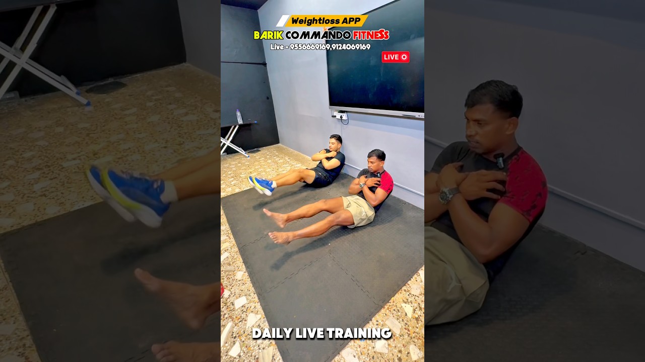 Live Weightloss Training with Barik Commando Fitness APP