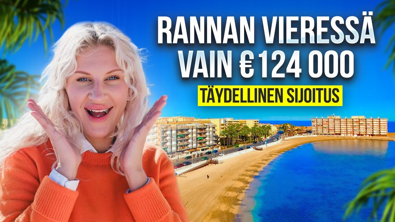 Edullinen sijoitusasunto aivan rannan vieressä 🇪🇸 | Studio Pajadelos Logoksessa – 124 000 €