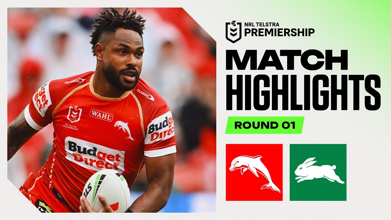 NRL 2026 | Dolphins v Rabbitohs | Match Highlights | Round 1