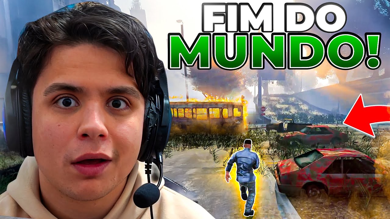 PAULINHO EST&Aacute; SOBREVIVENDO A UM APOCALIPSE na CAPITAL Z!😱 GTA RP (Modder clips)