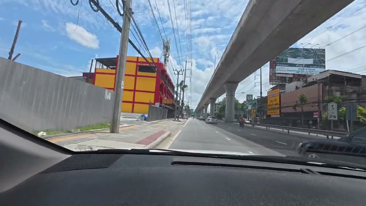 2025/6/16 Thailand(Bangkok to Samut Prakan)05-Little break in gas station and then go on