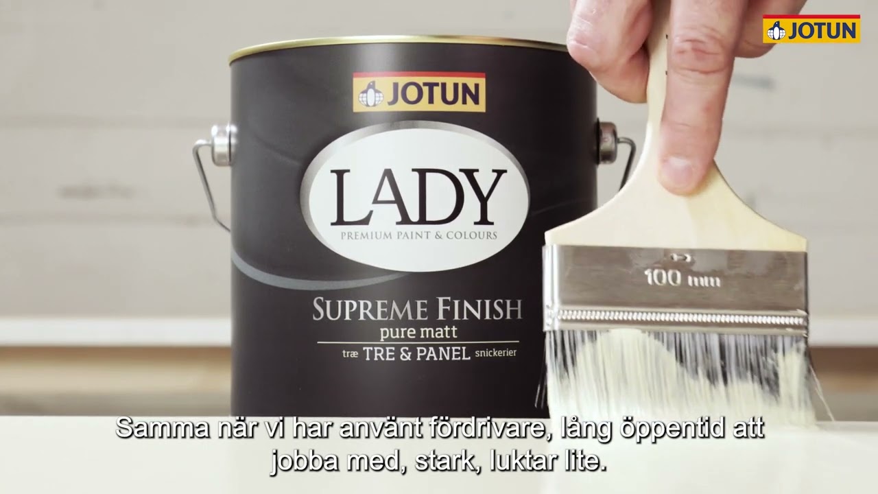 Lär känna nya LADY Supreme Finish