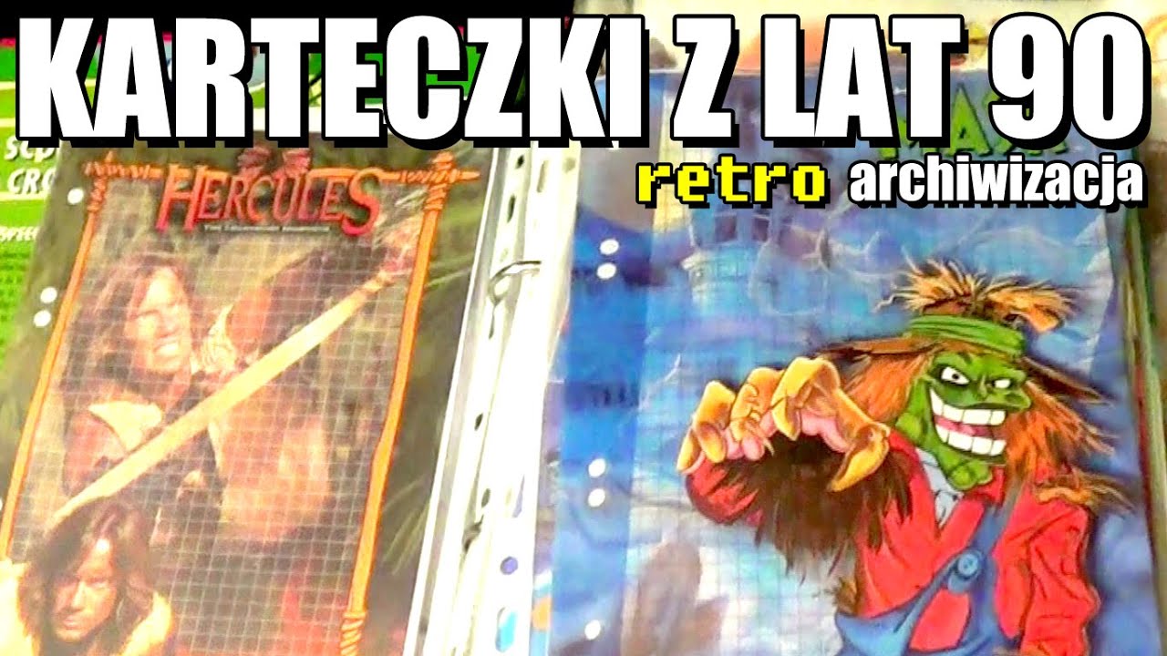 Karteczki z lat 90 do segregatora - Herkules, Just 5, N'Sync, NBA, Maska, Kosmiczny mecz, Motomyszy