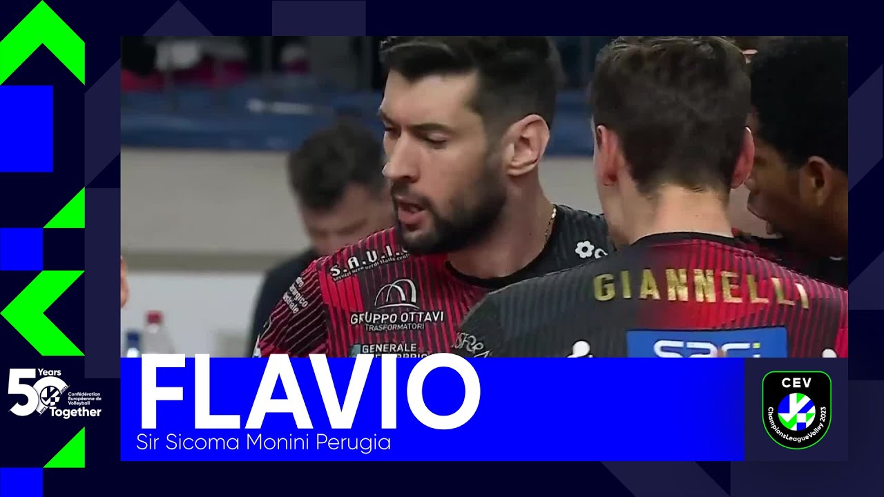 Flavio Gualberto's Best Moments vs Zaksa I Semifinals I CEV Champions League Volley 2023