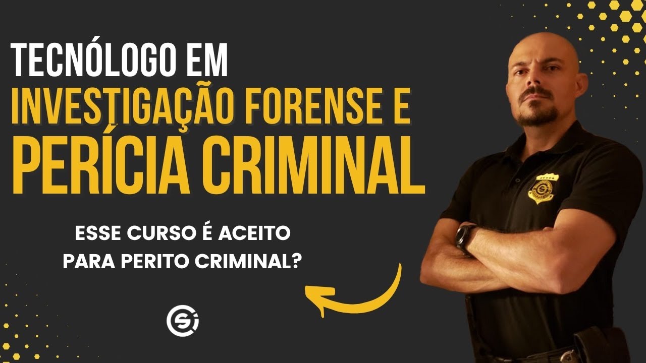 Tecnólogo em Investigação Forense e Perícia Criminal - É aceito?
