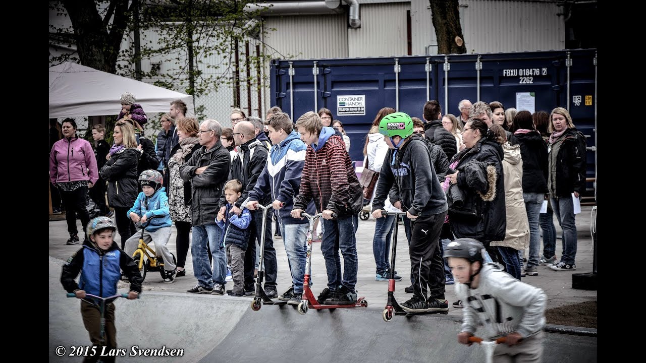 INVIGNING AV SKATEPARKEN I BJUV 16 MAJ 2015.