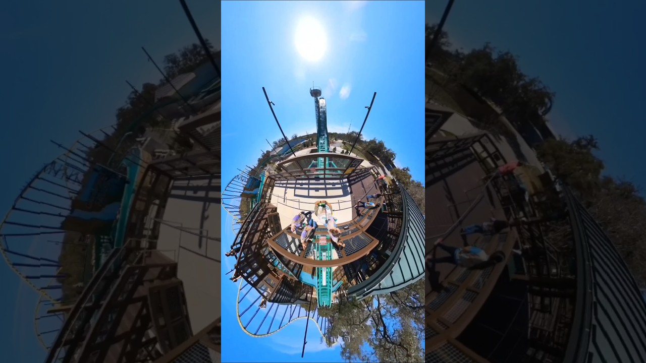 Have you taken the plunge on Catapult Falls? #seaworld #logflume #insta360 #waterride #intamin