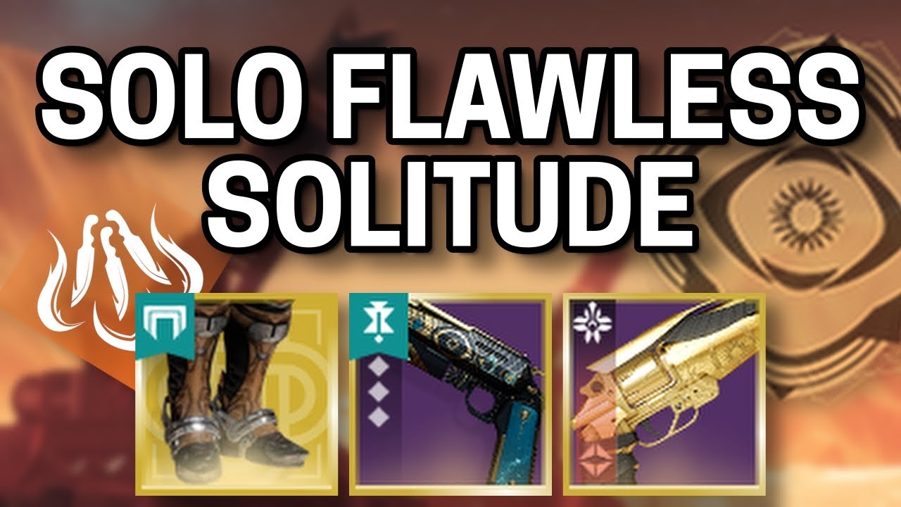double hand cannon gamer | Solo Flawless Solitude