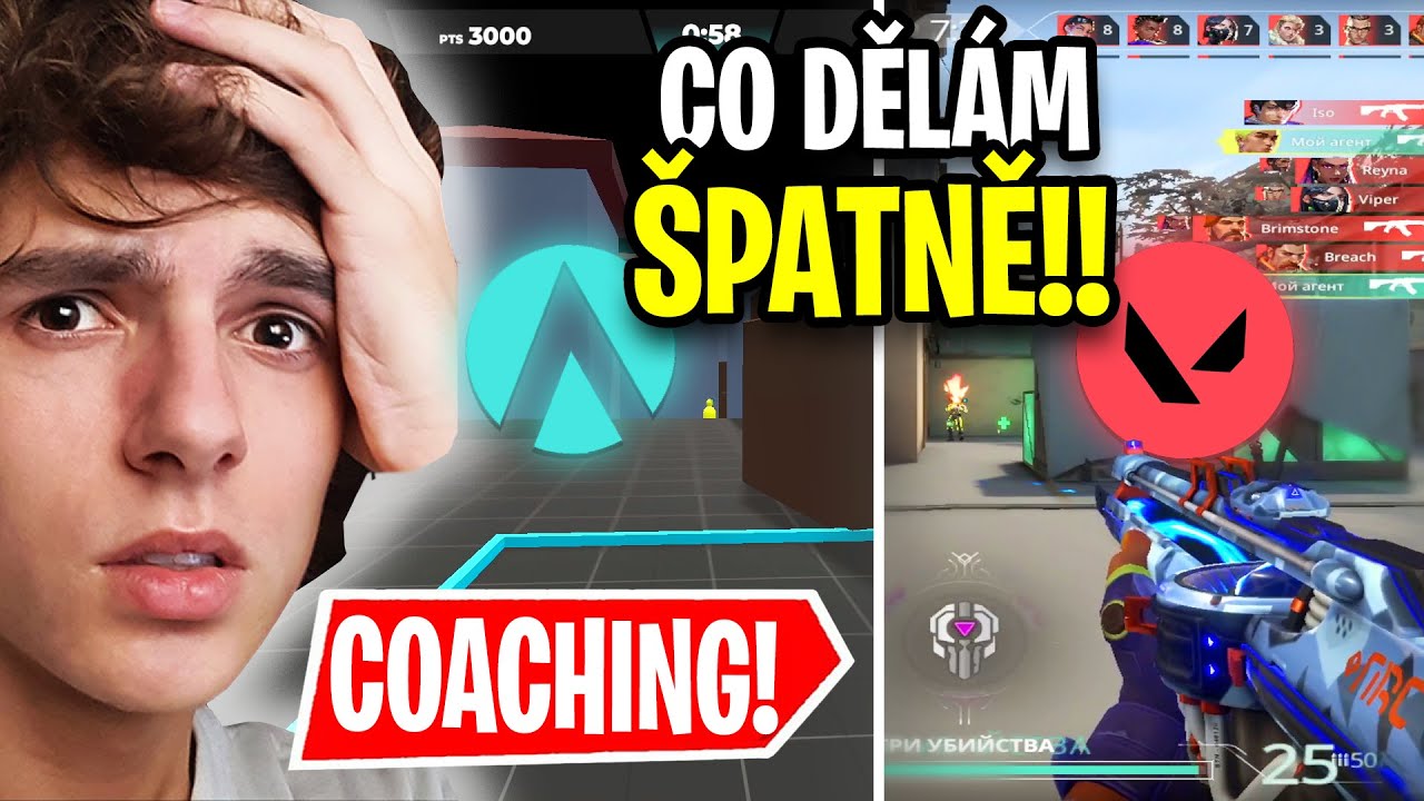 Koupil jsem si COACHING na Aim ve Valorantu! (Aimlab)