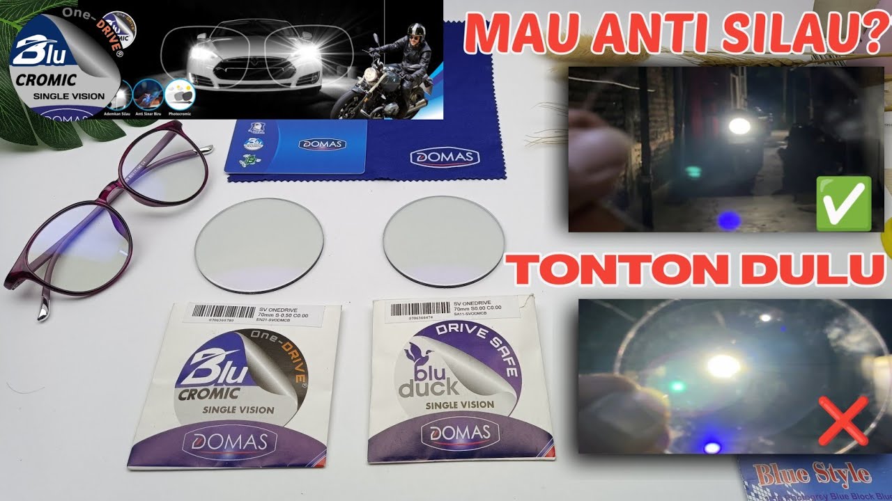 Review lensa blucromic one drive domas anti silau