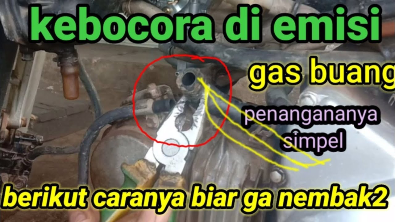 cara mengatasi motor Supra X 125 yang nembak-nembak ketika turun gas