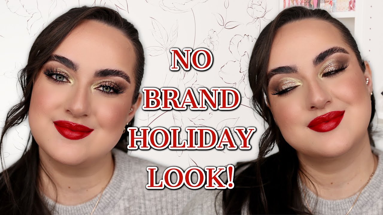 THE PERFECT HOLIDAY LOOK! | NO BRAND MAKEUP TUTORIAL