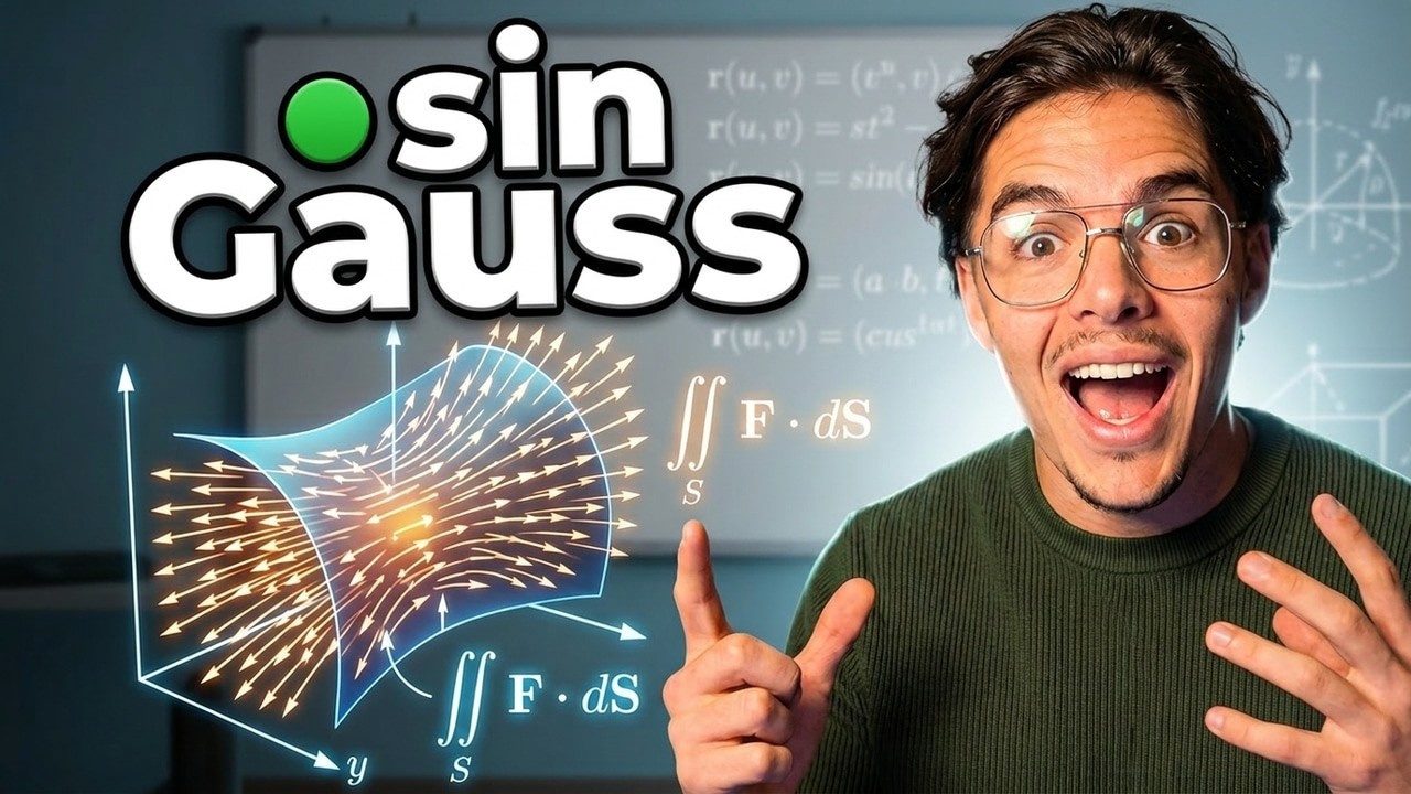 🟢 CÁLCULO VECTORIAL: Integral de Flujo parametrizando superficies