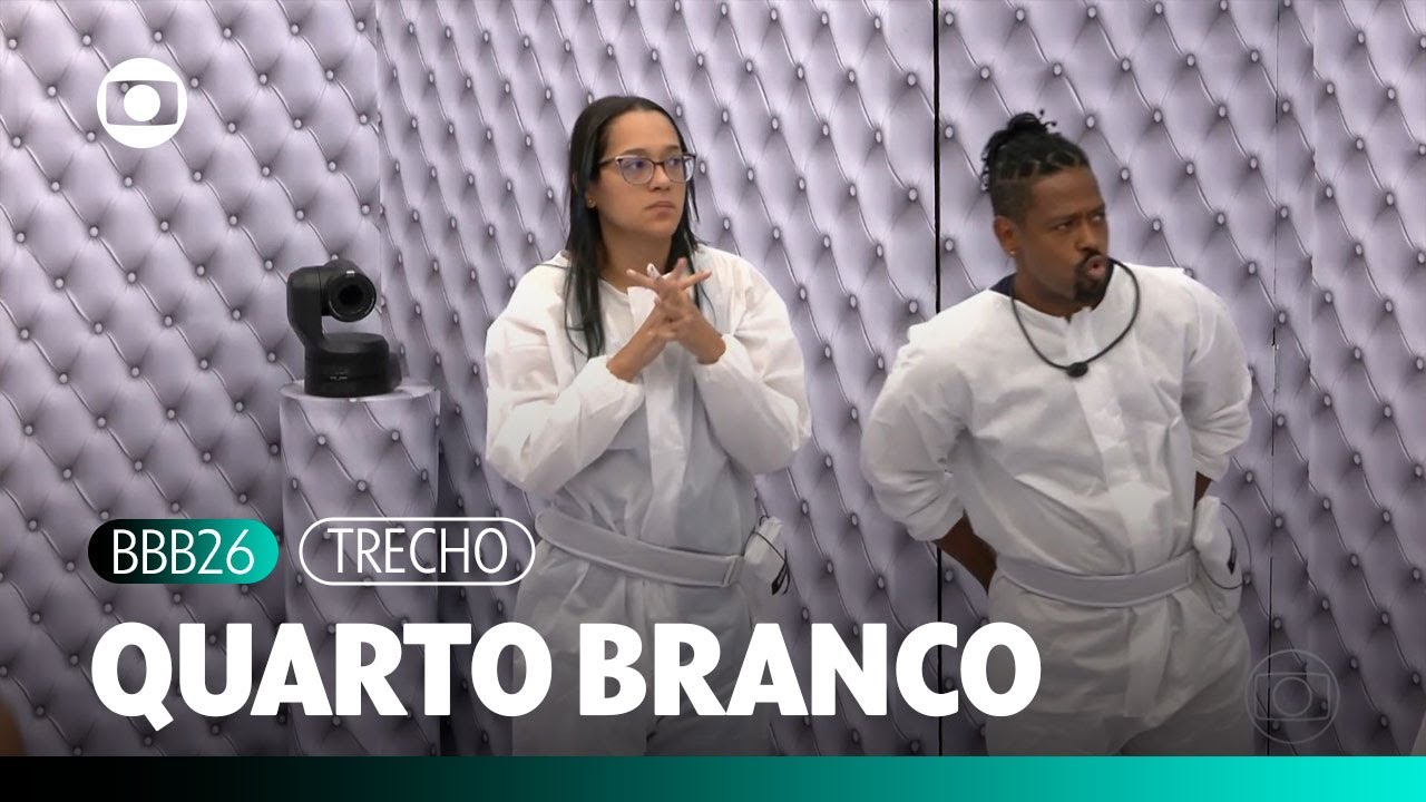 PARA TUDOOOOO! O QUARTO BRANCO J&Aacute; VEIO A&Iacute; 🚨😱🅰️🅰️🅰️ | BBB26 |TV Globo