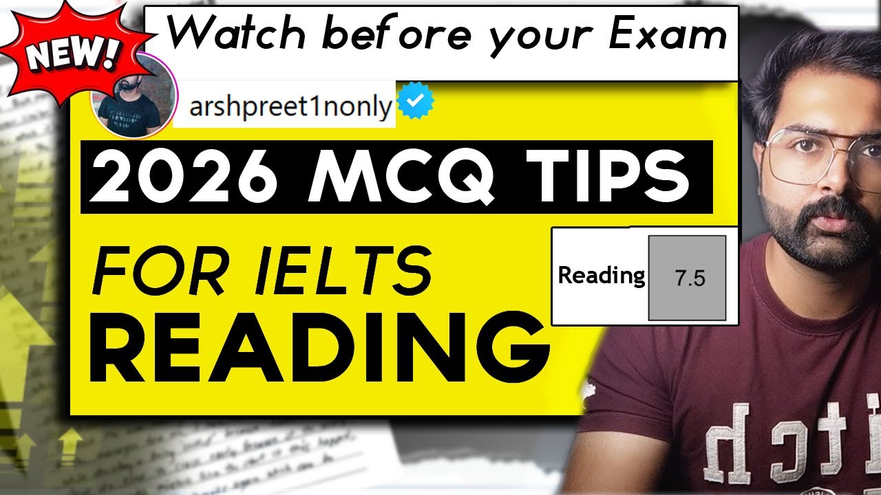 Советы по подготовке к разделу &laquo;Чтение&raquo; IELTS 2026 (тест с множественным выбором) от Аршприта Син...