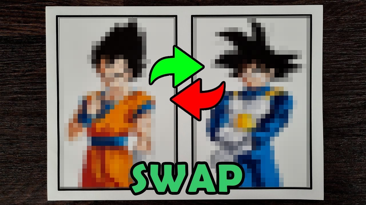 Drawing Goku and Vegeta | Outfit Swap