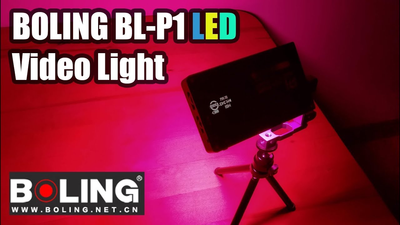BOLING BL-P1 LED Video Light Review [Packing a lot into a small package!]