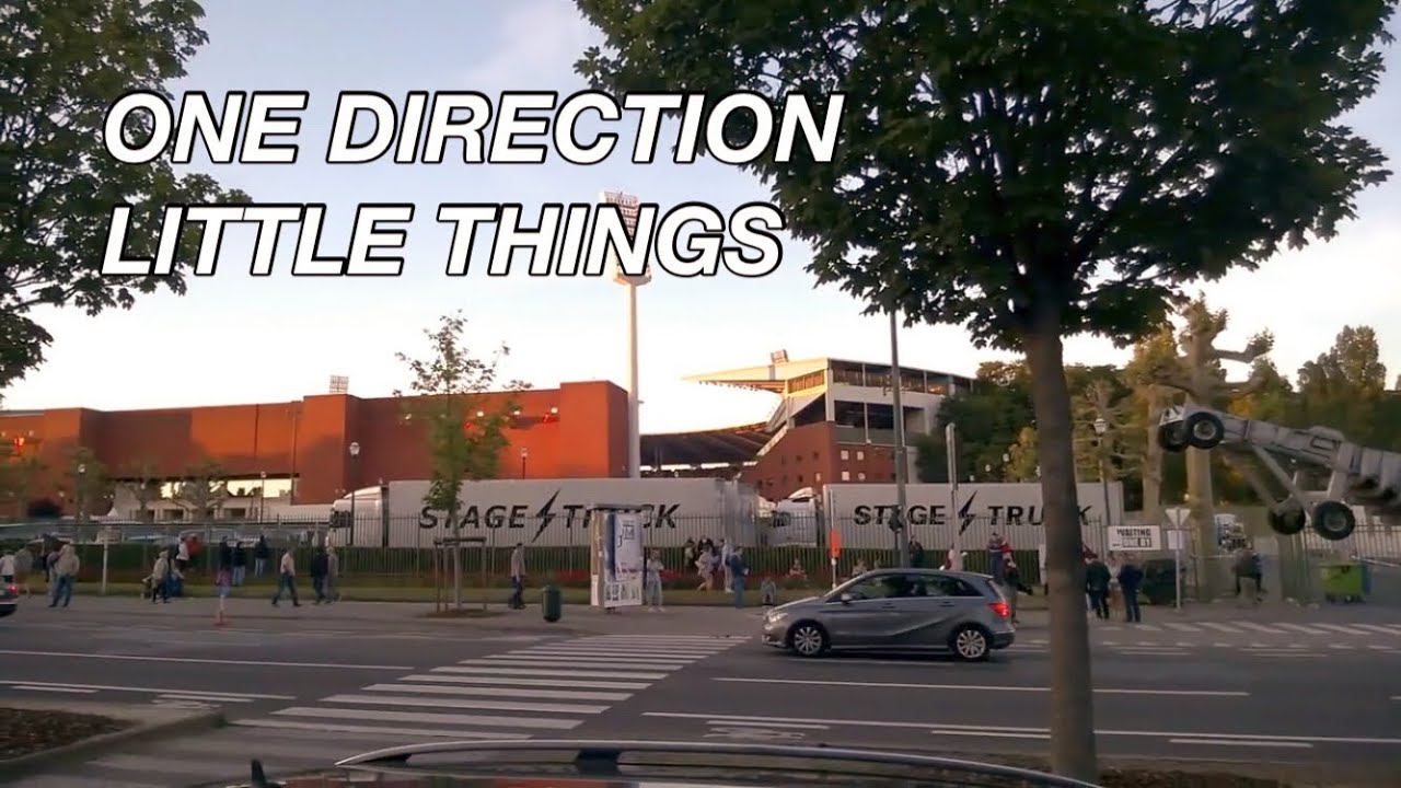 one direction - little things [outside in brussels]