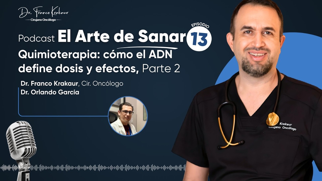 Quimioterapia: cómo el ADN define dosis y efectos | El Arte de Sanar | Ep.#13 | P2 | Dr. Krakaur