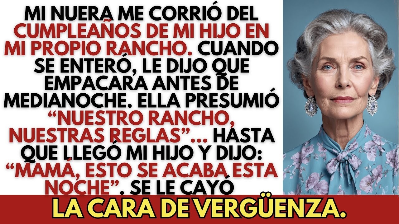Mi Nuera Me Ech&oacute; Del Cumplea&ntilde;os De Mi Hijo&hellip; Hasta Que &Eacute;l Lo Supo Y La Ech&oacute; Antes De Media