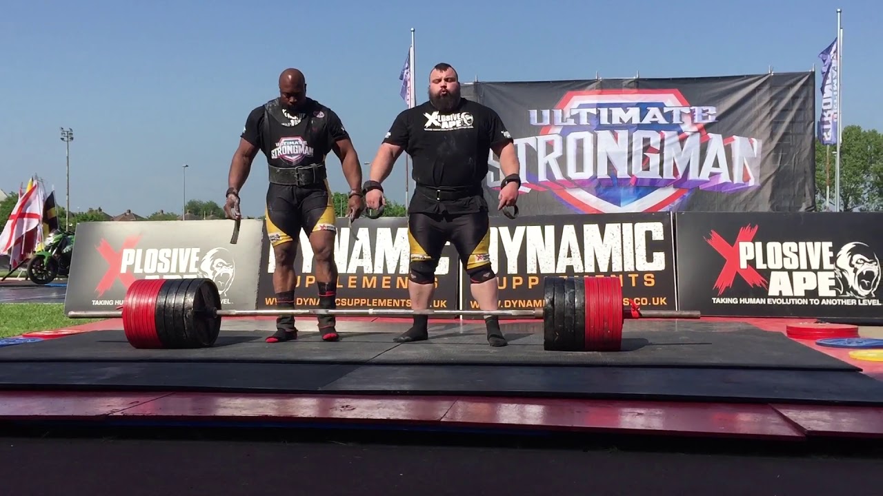 Eddie Hall and Mark Felix Double Deadlift World Record 850kg / 1874lbs
