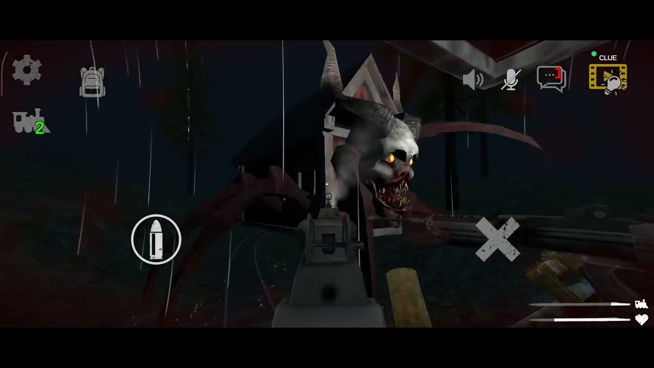 While playing horror scary spider