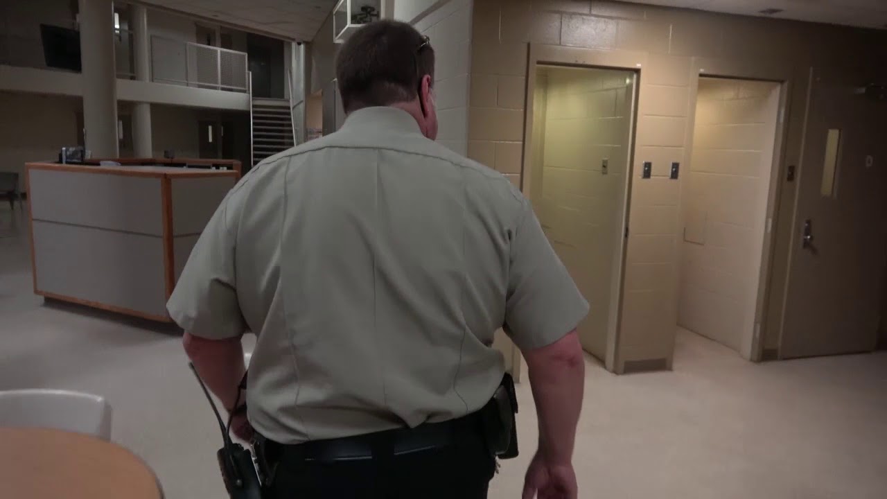 Correctional Officer shift walking