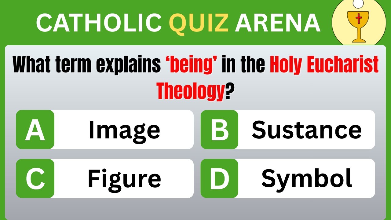 Transubstantiation Quiz Challenge ✝️🍞 | The Council of Trent & the Mystery of the Eucharist