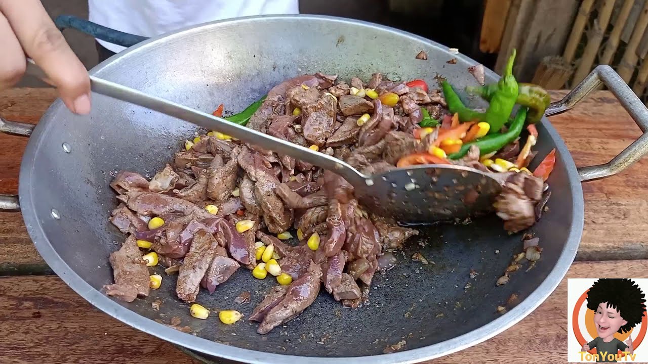 Stir Fry Pork Liver( assorted veggies )