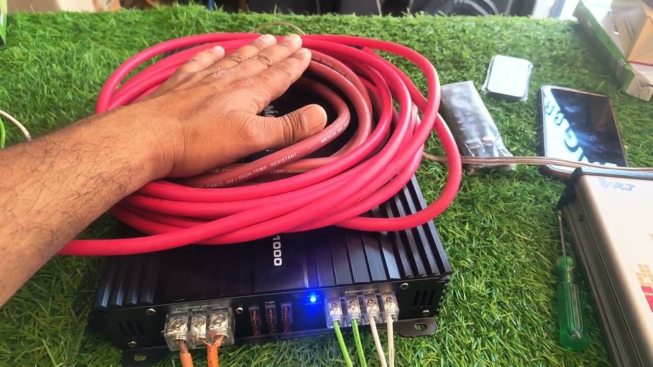 MONO AMPLIFIER AND SUBWOOFER WIRING CONNECTION
