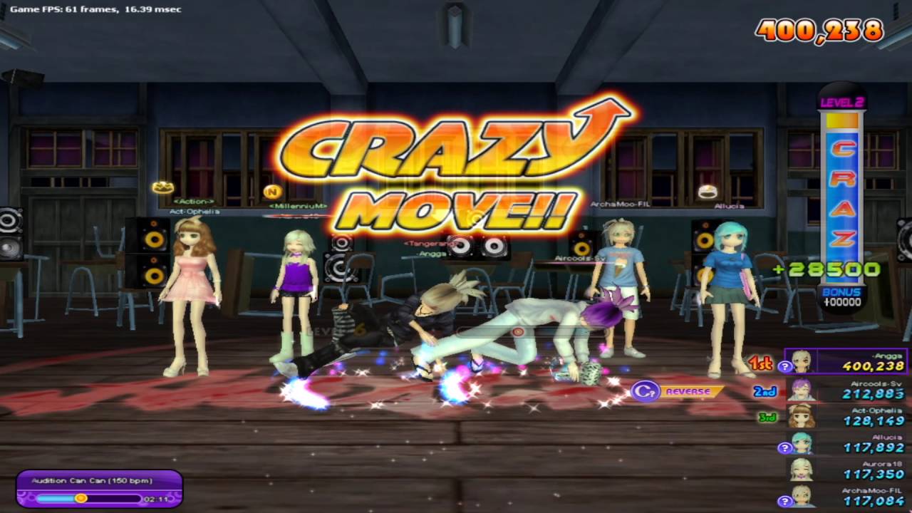 Audition - Can Can , Crazy Dance 4 , Reverse Chance ~ Audition AyoDance