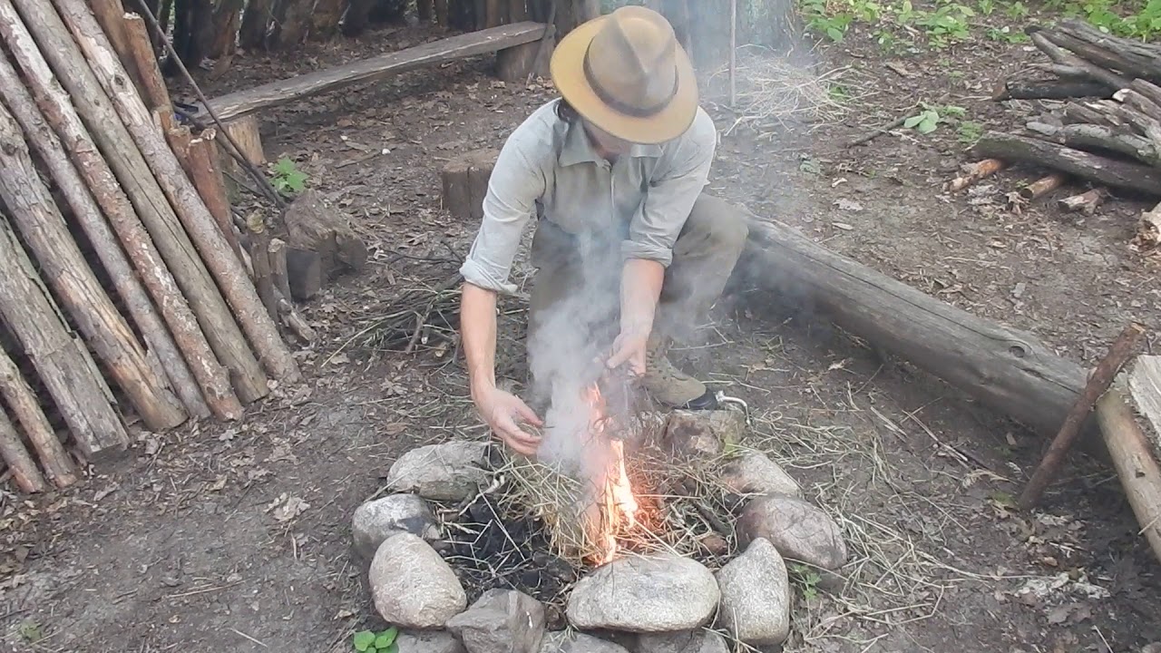 Bushcraft - Rope Lighter Fire Making